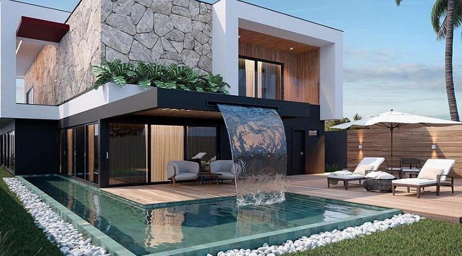 زیباترین ایده‌های طراحی ورودی ویلا در سال 2022