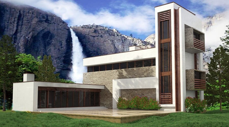 ایده‌های شگفت انگیز طراحی ویلا کوهستانی