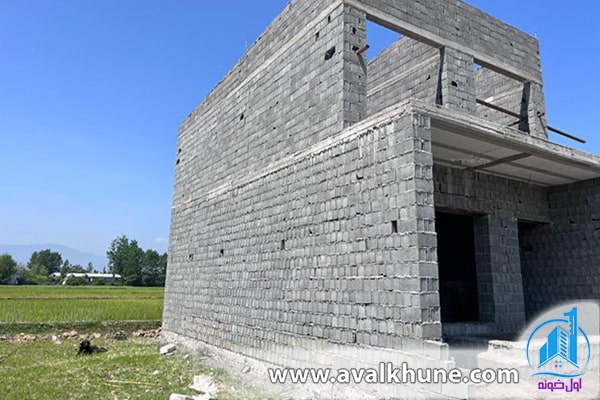 ساخت ویلای تریپلکس بدون ستون در شمال