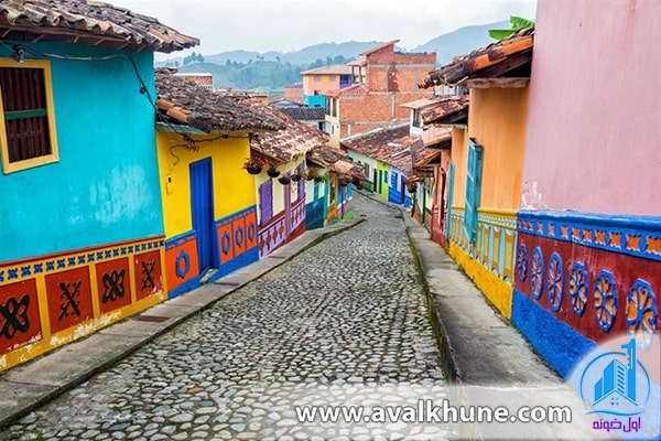 خانه‌های استعماری، Guatape، کلمبیا