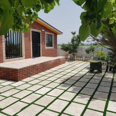 ویلا فلت نما آجری با زمین 230 متری