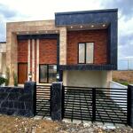 ویلا نیم پیلوت نما مدرن طرح آجری