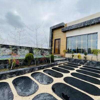 خرید ویلا نما مدرن استخردار جنگلی در جاده دریا